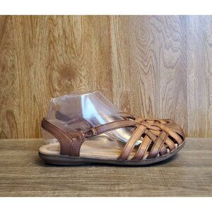 Earth Origins Tan Woven Sandals